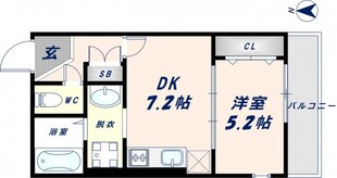 サクラレジデンス巽の物件間取画像